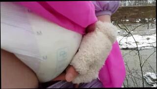 Video 860730503: diaper fetish, fetish solo, solo amateur girls, diaper girl wetting, diaper girl public, amateur solo female, solo outside, 60fps amateur