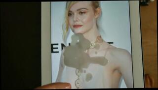 Video 245951201: elle fanning, cumtribute, gay cum