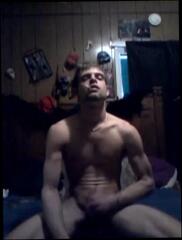 Video 227400301: gay hunk smokes masturbates, amateur gay hunks, hunk strokes