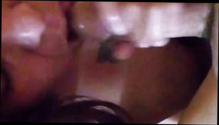 Watch the video about Sucking and swallowing my big dick