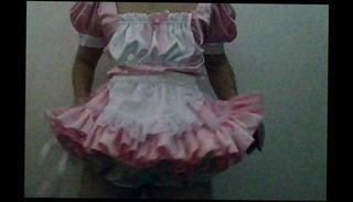 Video 1304485001: sissy crossdresser maid, sissy crossdresser cock, gay sissy crossdresser, crossdressing gay twink, gay twink small cock, sissy dancing