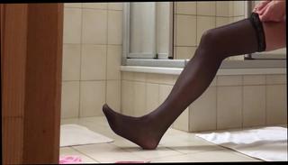 Video 878050604: small cock crossdresser, ass plug, crossdresser toying, crossdresser masturbation, gay crossdresser, nice plug, plug stockings