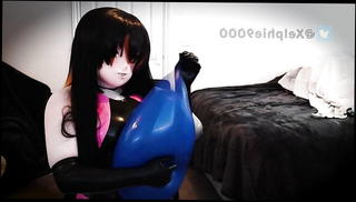 Video 1517257201: booty pop, homemade latex, homemade softcore, booty straight, hole popped, black booty hole, high heel popping, latex spandex, cosplay latex, latex hd, one straight