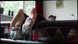 Video 947592585: gay boy feet, dirty socks feet, young boy feet, boys bed
