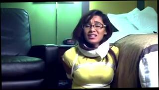 Video 296755204: bound gagged, latex shemale, latex masturbation, baby