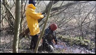 Video 378029204: femdom slave training, latex femdom, latex goddess, outdoor latex fetish, latex bdsm, mud fetish, german latex