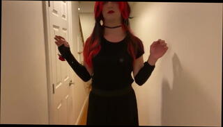 Video 1563565301: shemale crossdresser, amateur crossdresser, goth crossdresser, american crossdresser