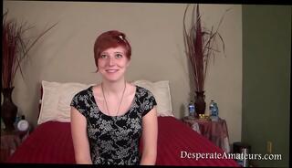 Watch the video about Casting redhead Aurora Desperate Amateurs