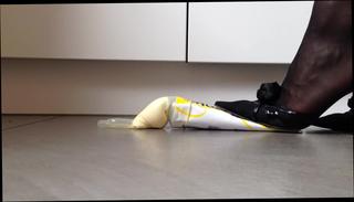 Watch the video about Specifically condom filling with mayonnaise