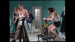 Video 24105415: ffm blowjob threesome, pussy licking threesome, ass licking threesome, threesome blowjob cumshot, oral threesome, ffm gym, ffm group, two sexy chicks, chick drilled, guy drills two