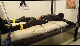 Video 1570047971: latex bdsm bondage, bdsm gay bondage, bondage cbt, flogging bdsm, gagged latex, german cbt
