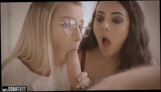 Video 798766975: carolina sweets, doggy style threesome, brunette blowjob doggy style, blonde blowjob doggy style, stepbros dick, doggy styled petite, dick slips