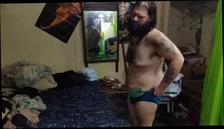 Video 803883804: solo exhibition, fat gay male