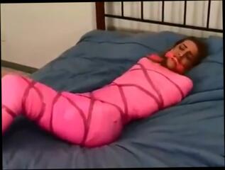 Video 1026190204: bound gagged, bdsm deep throat, gagged part 1