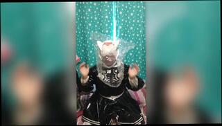 Video 1574983233: latex bdsm bondage, latex fetish bondage, latex sissy maid, bondage amateur bdsm, fetish solo masturbation, sissy solo play, male bondage masturbation, sissy cosplay