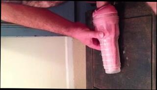 Video 81640101: fleshlight cum, gay fleshlight, fleshlight shoots, man fleshlight, fuck toy