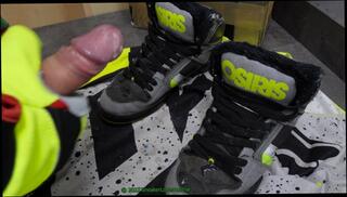 Video 1627178223: feet solo, solo handjob cum, solo handjob cumshot, amateur solo handjob, solo male handjob, feet shoes, friends feet, bf jerking, clothed handjob