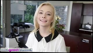 Watch the video about Tiny spinner Maddy Rose destroyed by giant dick