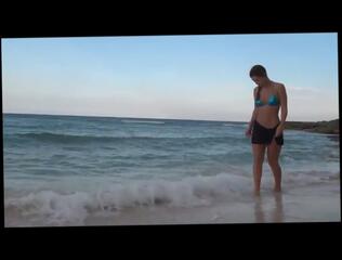 Video 241842204: beach foot job, public foot job