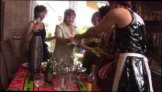 Video 316263804: granny group sex, mature granny sex, granny cumshot, slut couple, younger couple, old couple