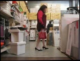 Video 88644901: amateur crossdresser, gay crossdresser, crossdresser shopping, crossdresser outdoor, man crossdresser
