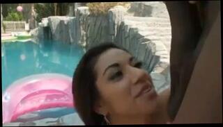 Watch the video about Latina taking another big long black cock.