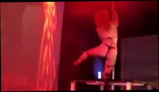 Video 110204601: softcore striptease, softcore blonde, british softcore, woman stripping, long legs strips, blonde strip dance, big arse, hot blonde woman, striptease stockings, one penis, straight british