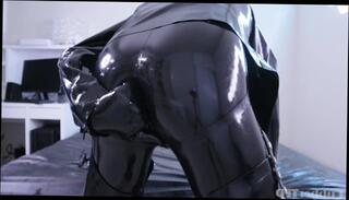 Video 1577051783: latex bdsm fetish, fetish gay solo masturbation, butt plug bdsm, latex catsuit masturbation, anal plug solo, anal toys butt plug, amateur butt plug, gay solo male masturbation