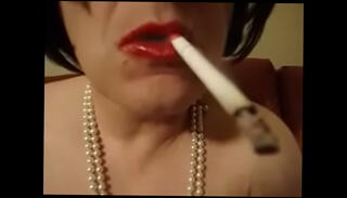 Video 1355233775: smoking fetish sissy, sexy sissy slut, gay sissy slut, sexy close