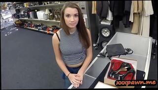 Watch the video about Babe sells her heels and pounded good by pawn keeper