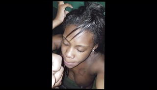 Watch the video about Ebony gets face painted in public