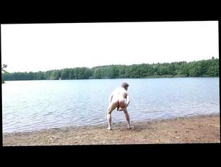 Video 249986901: gay man wanking, wanking behind, public wank