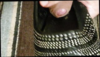 Video 1571259251: dirty cock, dirty shoes, gay shoe, loves cock inside, sticking cock, naked office