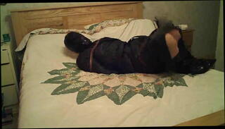 Video 26149501: shemale bondage bdsm, crossdresser self bondage, crossdress porn, leather crossdresser