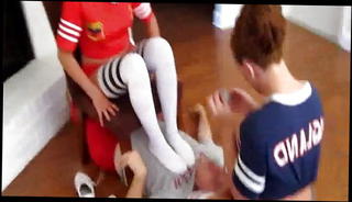 Video 895735401: girl dominates two, straight humiliation, socks domination