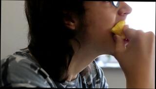 Video 917984103: fetish licking, amateur fetish, eating fetish, fetish brunette, 60fps amateur