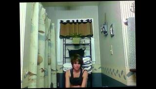 Video 324418995: slut spreads, bathroom slut