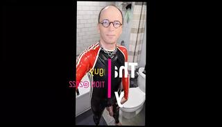 Video 1600529451: latex catsuit, latex solo, gay boy solo, mature latex, latex hd, solo european, canadian boy