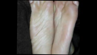 Video 498161855: feet wrinkled soles, long feet, sexy soles