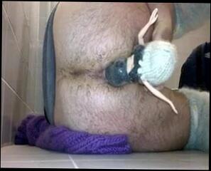 Video 163980101: barbie doll, gaping crossdresser, crossdresser sex toy, crossdresser gay sex, amateur crossdresser, man crossdresser, urethral insertion, deep anal insertion, climax