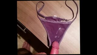 Video 338092325: solo wank cum, solo boy cum, solo masturbation cum, cum bukkake, panties solo, girlfriend's panties