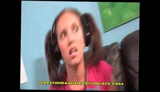 Video 70033445: teen interracial blowjob, dads bbc, black interracial blowjob, sucking bbc, brunette teen interracial