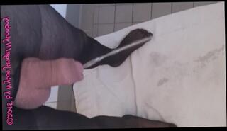 Video 805210303: nylon feet pantyhose, pissing peeing, chubby piss, solo male piss, german nylon feet, german amateur piss, deutsche solo