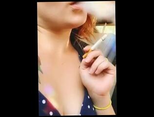 Watch the video about Sexy smoke break