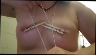 Video 530266803: bdsm bondage fetish, bondage nipples clamped, bondage amateur bdsm, bdsm bondage orgasm, bdsm bondage teen, fetish solo masturbation, nudity solo, teen small tits solo, tits solo female, solo masturbation tattoos, clamped pain, amateur teen masturbating, tits large nipples