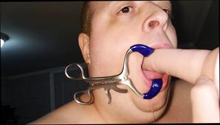 Video 1582402481: deep throat huge dildo, cock dildo deep, mouth dildo, man gay