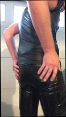 Video 257714901: latex tease, gay latex, latex amateur, latex pants, tight latex, latex hd