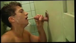 Video 164269404: blowjob barebacking gay, bareback glory hole, man bareback, gay toilet, hot gay