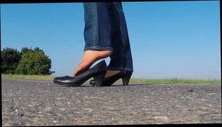 Video 132280201: feet pov, ladyboy feet, shemale feet, feet porn, pov hd porn, stockings legs feet, feet outdoors