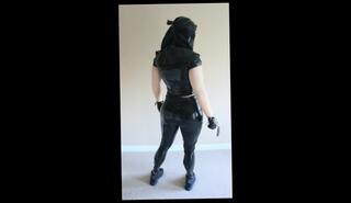 Video 1585497953: latex fetish babe, fetish latex mask, latex sissy, sissy solo, solo amateur trans, amateur solo female, sissy cosplay